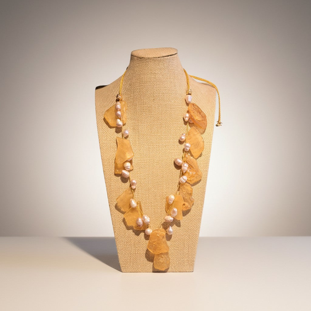 COLLAR AMBAR DOS VUELTAS
