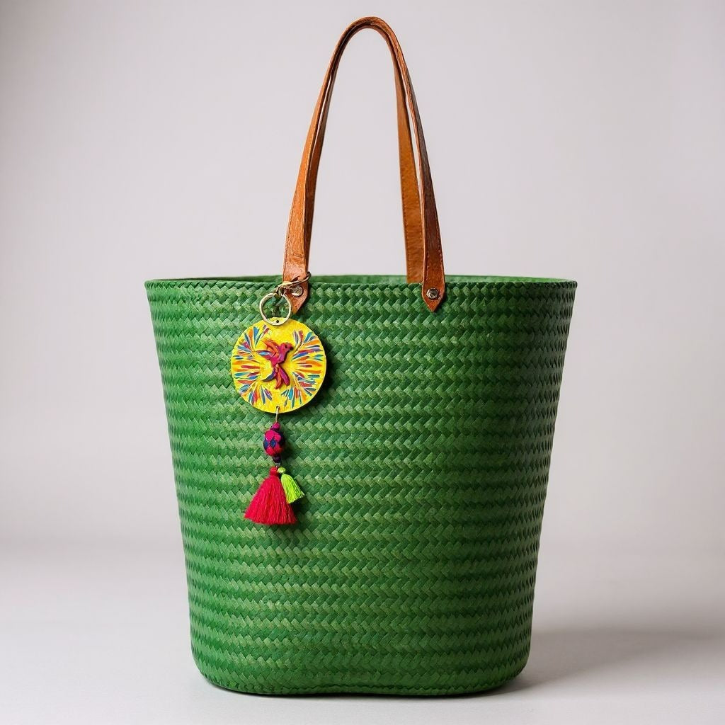 BOLSO RAFIA VERDE