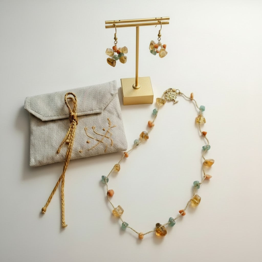 CONJUNTO AMBAR CORAL Y JADE_1