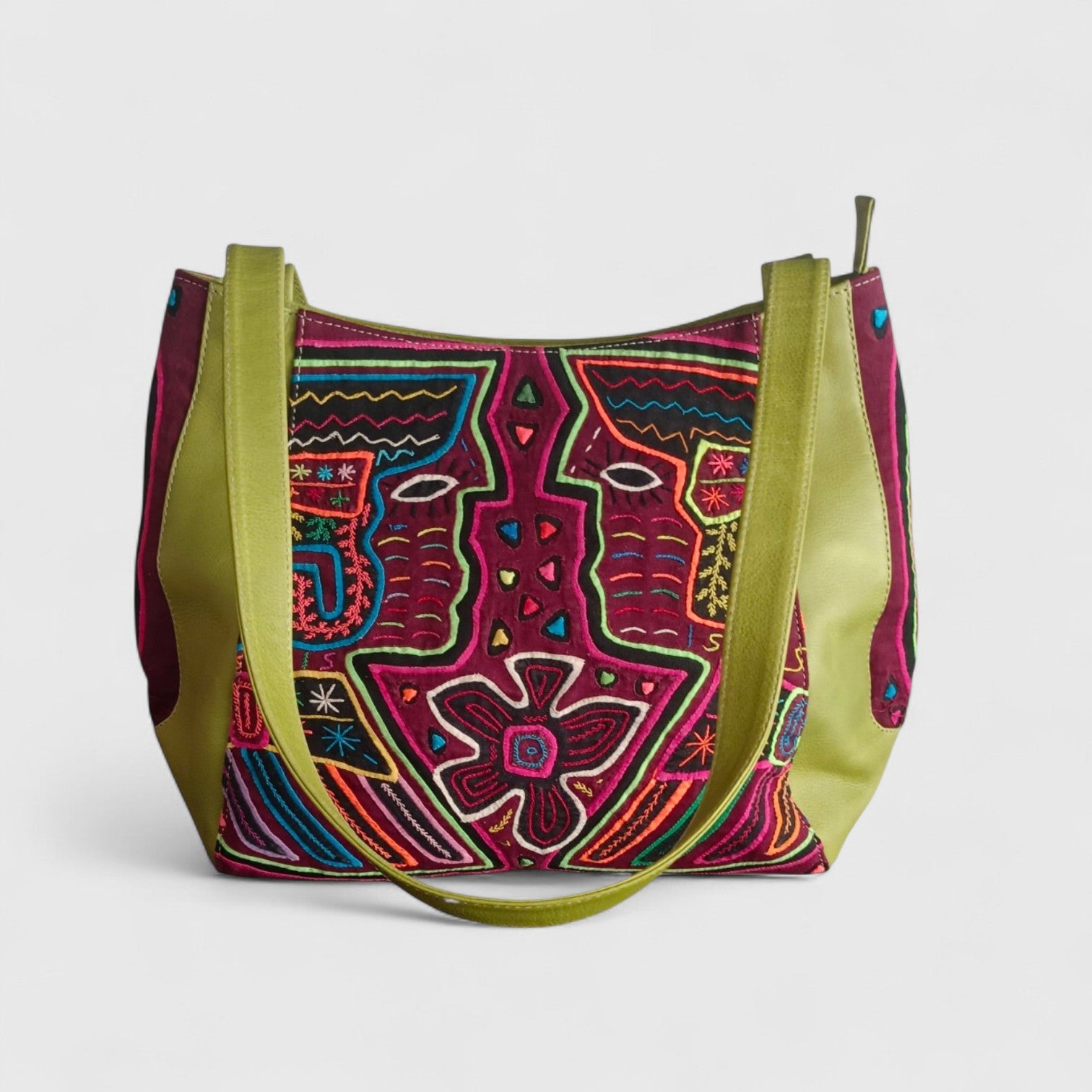 CARTERA MOLA CUERO VERDE