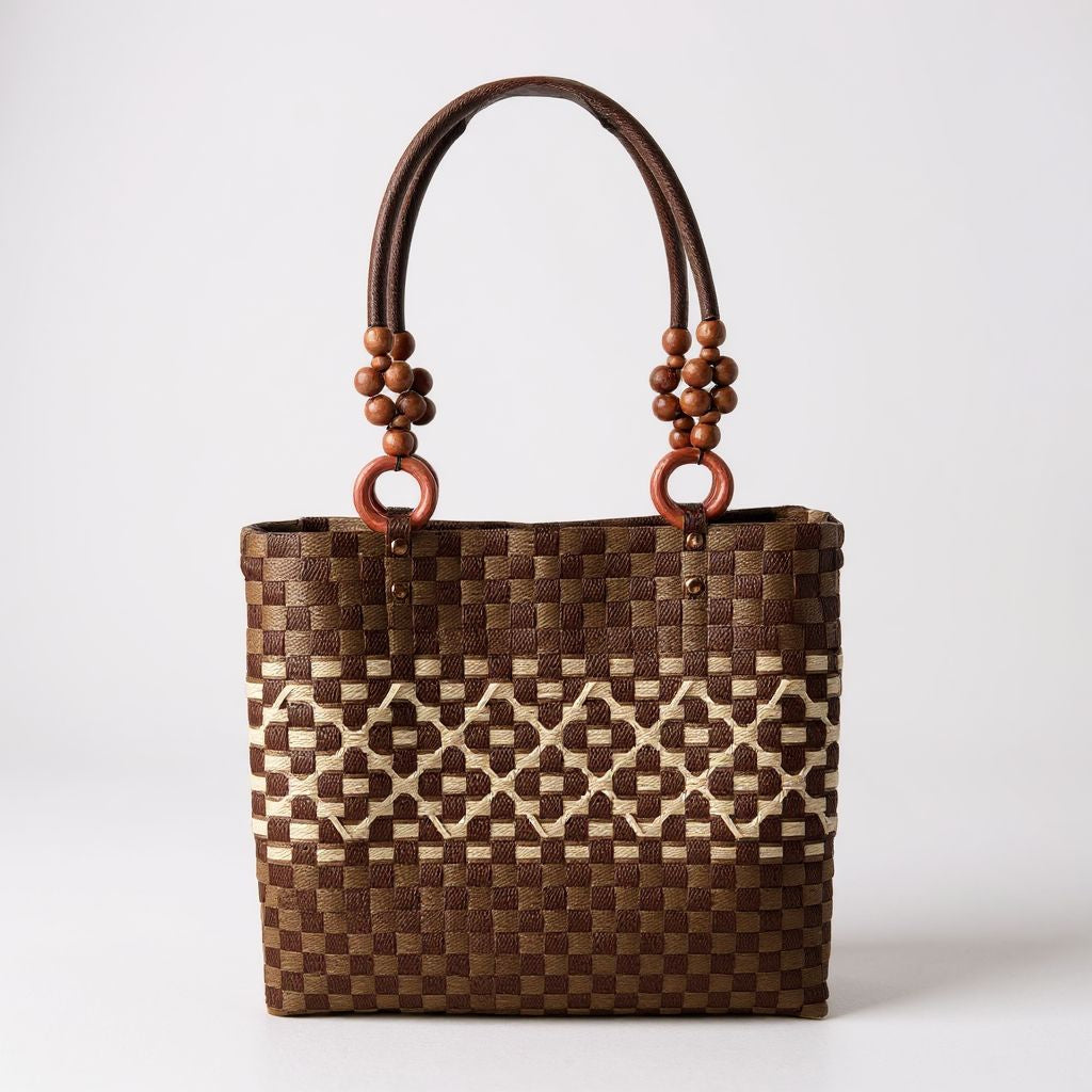 CARTERA HILO RECICLADO TRENZA HINDÚ
